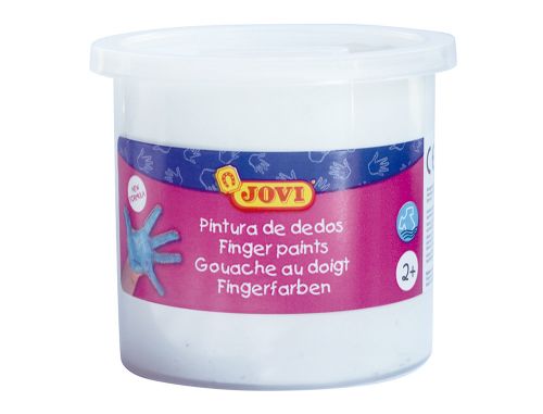 Estojo jovi pintura a dedos 125 cc branco opaco , Jovi , 7883 , 8412027028967